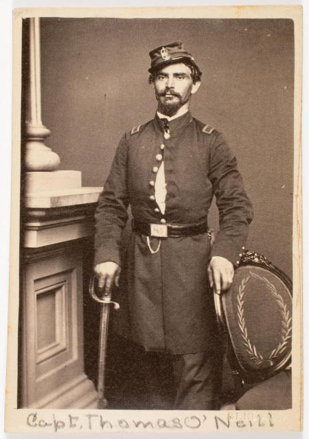 Photograph of a Civil War soldier in uniform